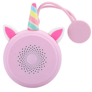 Bluetooth Speaker, Waterproof Mini Bluetooth 5.0 Portable HI-FI Pink Cute Wireless Speaker