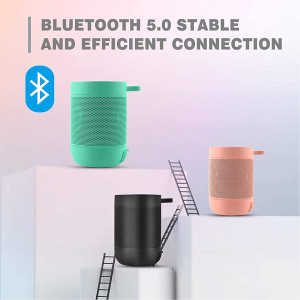 comiso Portable Bluetooth Speaker, Waterproof Small Wireless Shower Speaker,