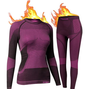 UNIQUEBELLA Womens Thermal Underwear, Thermal Base Layers Women