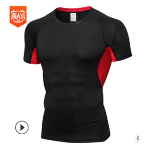 Pudcoco Men Workout T-shirt Gym Fitness Sportswear Running Sport Clothes S/M/L/XL/XXL