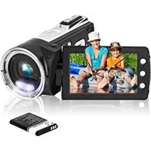Heegomn Kids Video Camera Camcorders Digital Camera Recorder FHD 1080P 30FPS 2.7 Inch Video Recorder Vlogging Camera DV Camcorder for Kids Children St
