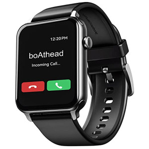 "boAt Wave Call Smart Watch, Smart Talk with Advanced Dedicated Bluetooth Calling Chip, 1.69” HD Display with 550 NITS & 70% Color Gamut, 150+ Watch F