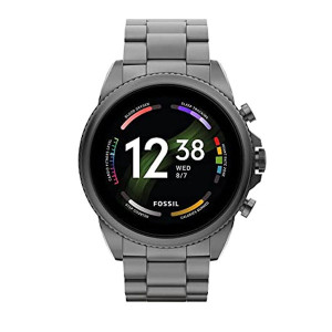 "Fossil Gen 6 Smartwatch with AMOLED Screen, Snapdragon 4100+ Wear Platform, Wear OS by Google, Google Assistant, SpO2, Wellness Features and Smartpho