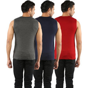 Solo Mens Designer Round Neck Cotton Muscle Tee Vest Casual Sleeveless