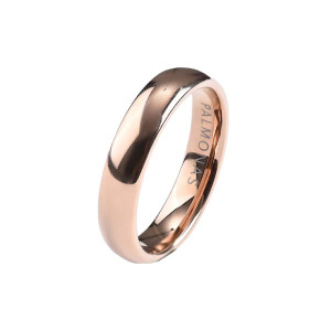 Rose Gold-Plated Stainless Steel Finger Ring