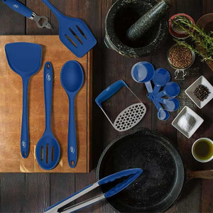Kitchen Utensil Set 24 Silicone and Stainless Steel Utensil Set, Non-Stick and Heat Resistant Cooking Utensils Set, Kitchen Tools